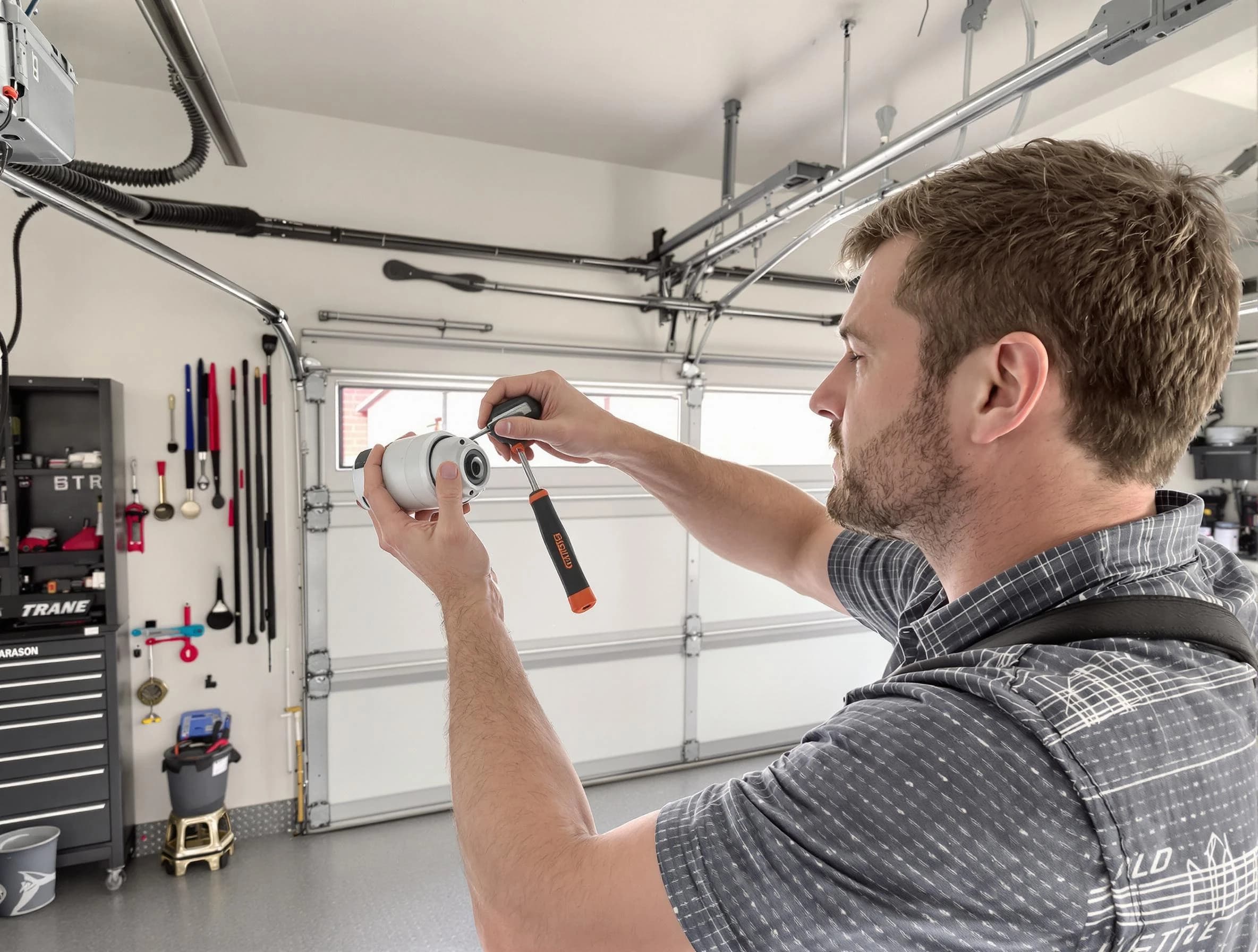 Garage door opener repair service by Firestone Garage Door Repair in Firestone