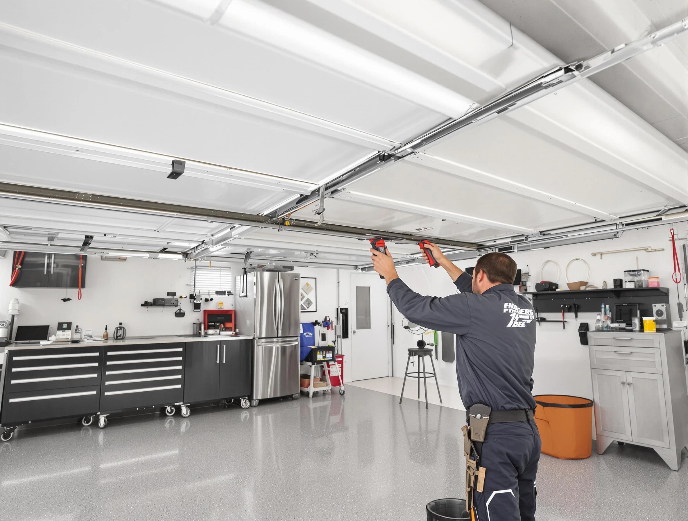 Overhead garage door repair service by Firestone Garage Door Repair in Firestone