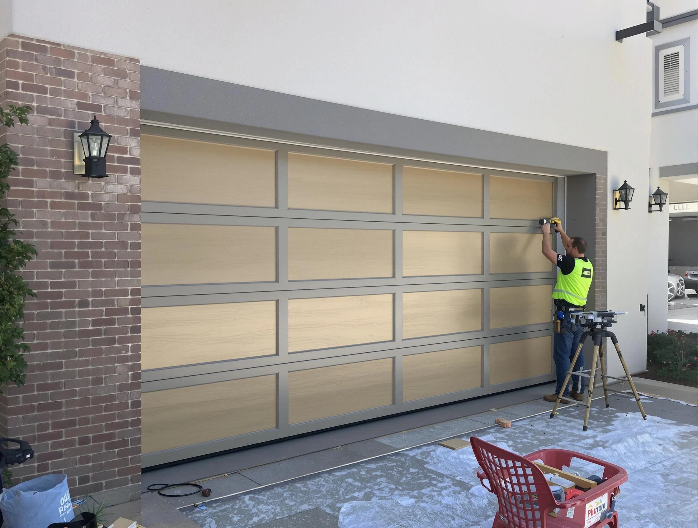 Garage door replacement service by Firestone Garage Door Repair in Firestone