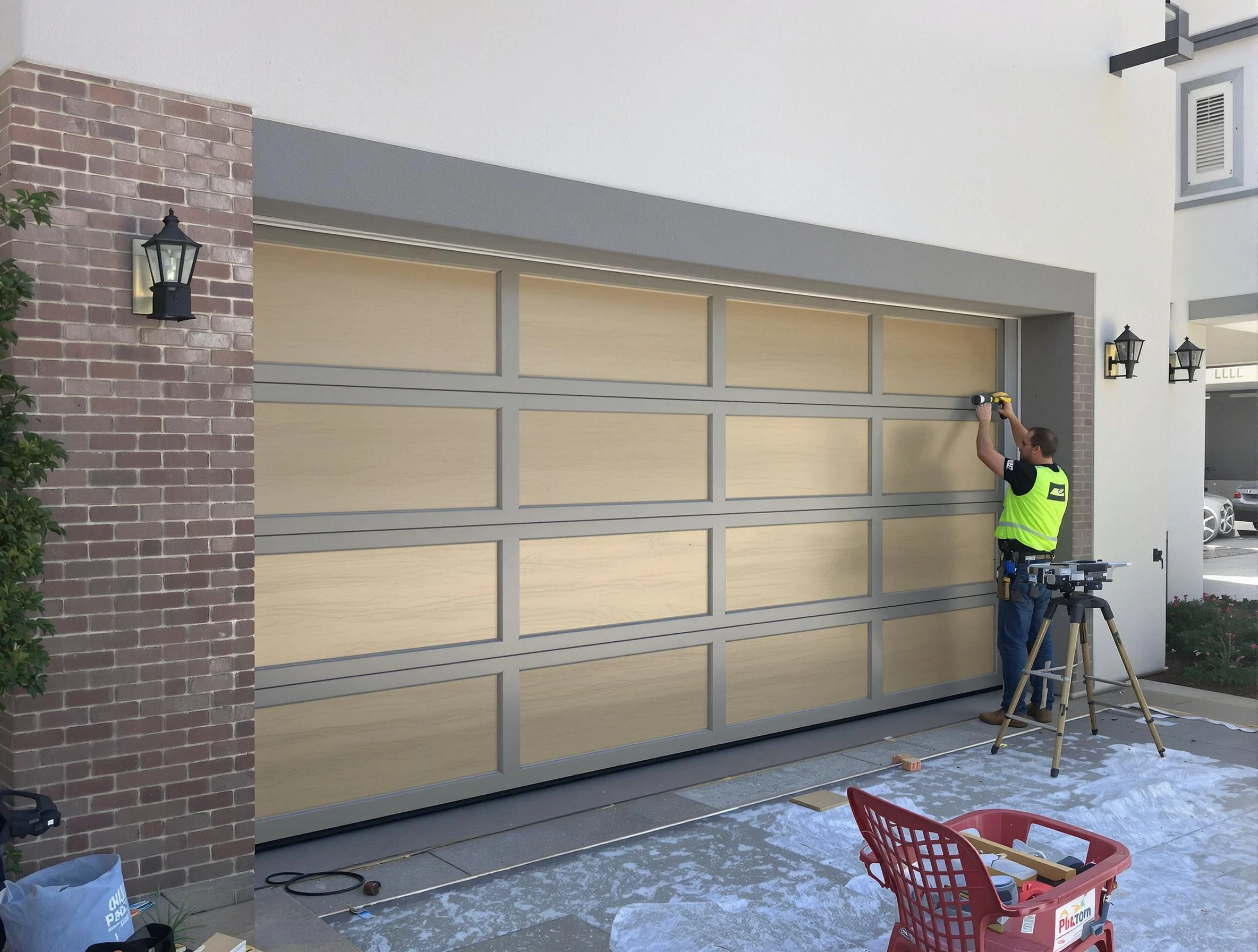 Garage door replacement service by Firestone Garage Door Repair in Firestone