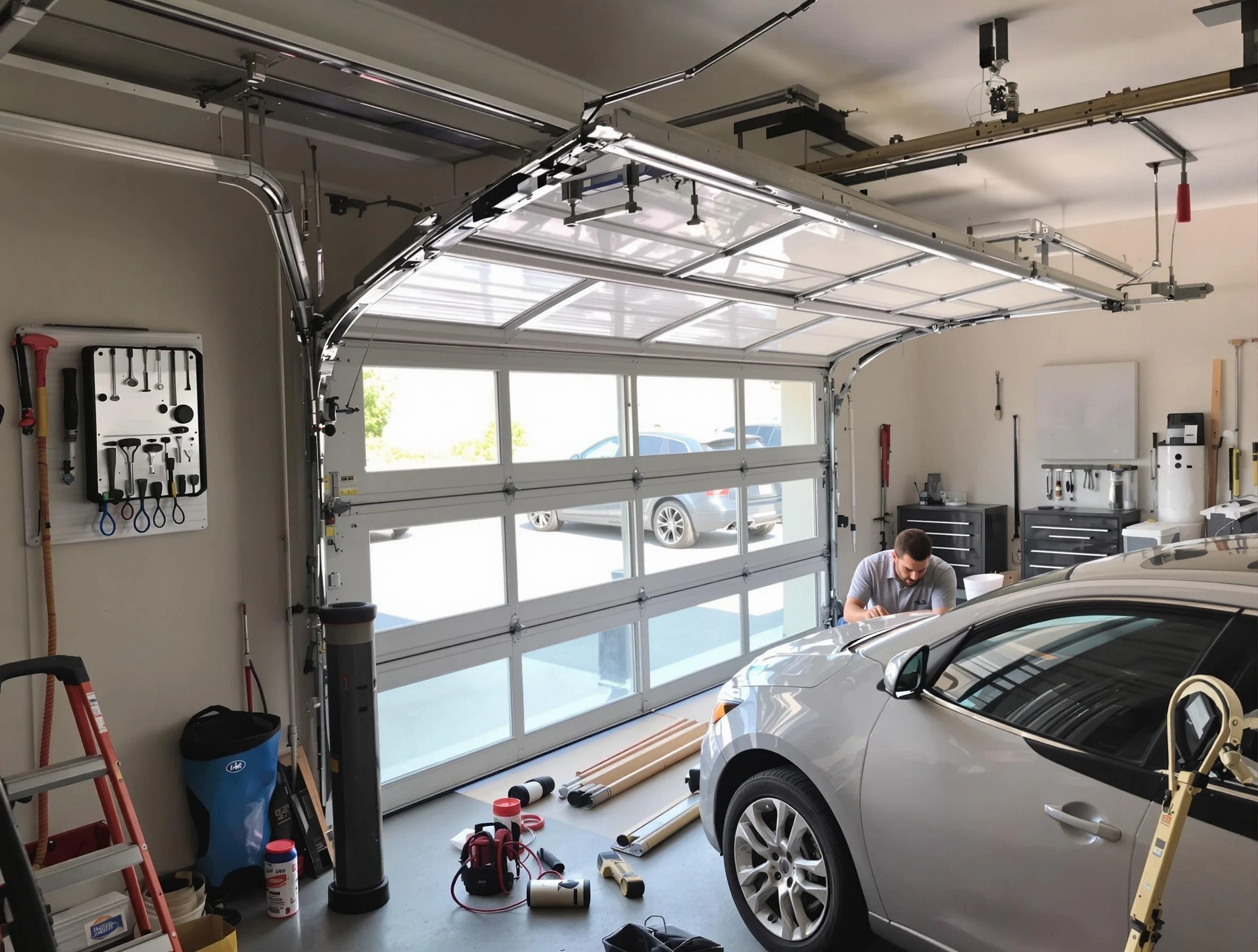 Garage door noise reduction service by Firestone Garage Door Repair in Firestone