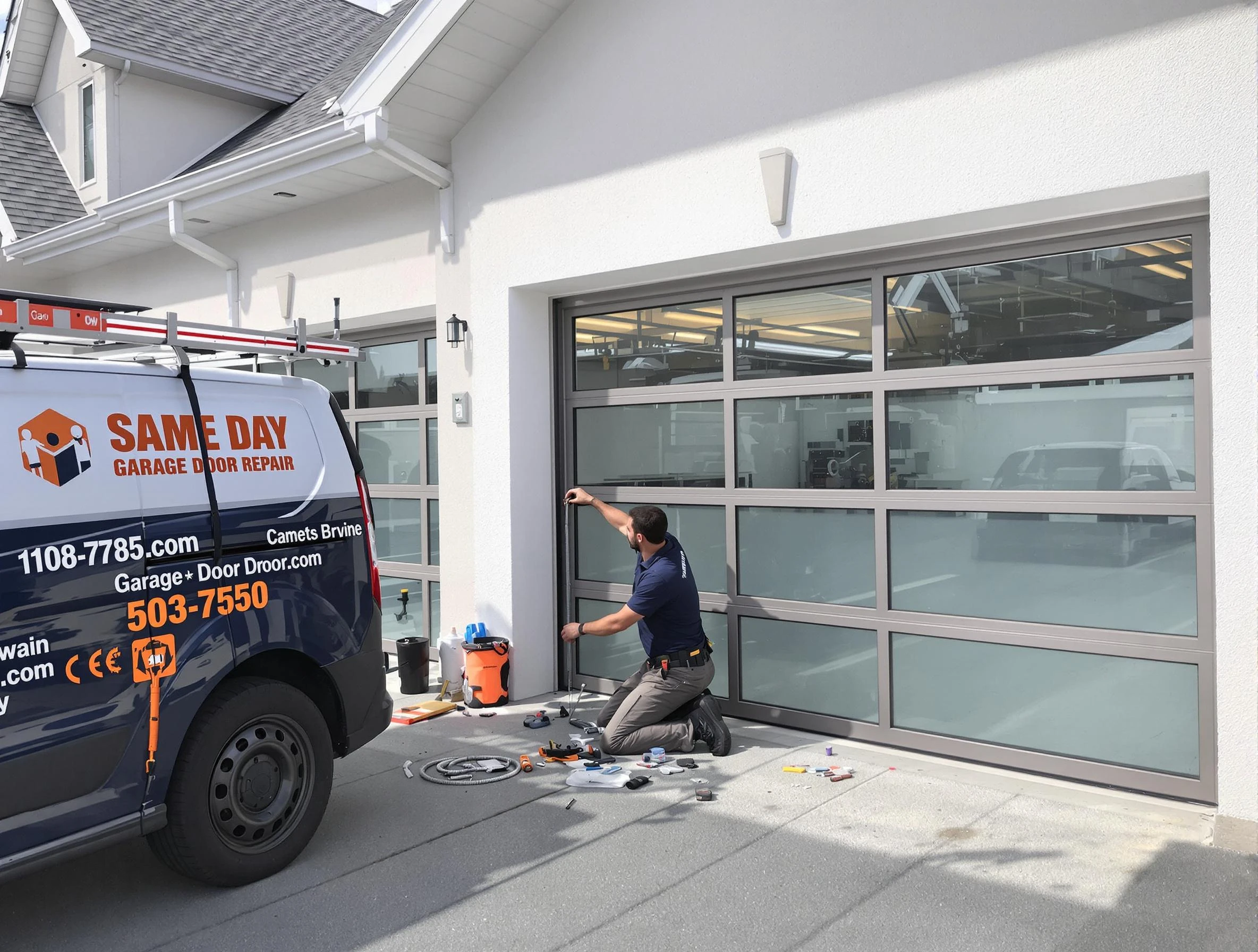Same-day garage door repair service by Firestone Garage Door Repair in Firestone